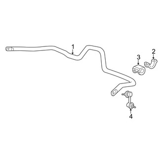 Acura OE - Front Suspension - Stabilizer Bar & Components