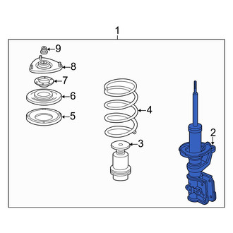 Acura OE - Front Right Suspension Strut