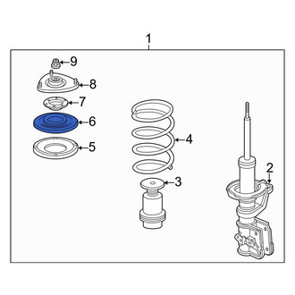 Acura OE - Front Suspension Strut Mount Reinforcement