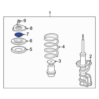 Acura OE - Front Suspension Strut Bearing