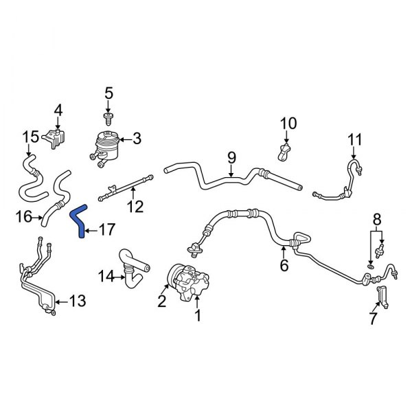 Power Steering Return Hose