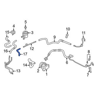 Acura OE - Power Steering Return Hose