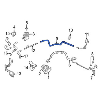 Acura OE - Power Steering Return Hose