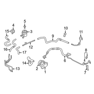 Acura OE - Steering Gear & Linkage - Pump & Hoses