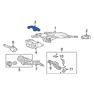 Acura OE - Upper Steering Column Cover