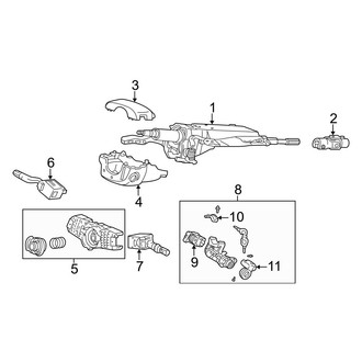 Acura OE - Steering Column Assembly