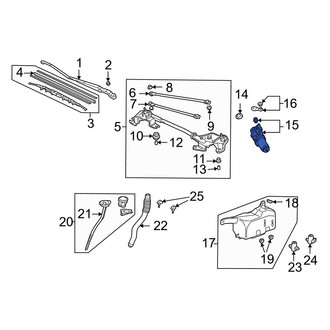 Acura OE - Front Wiper Motor