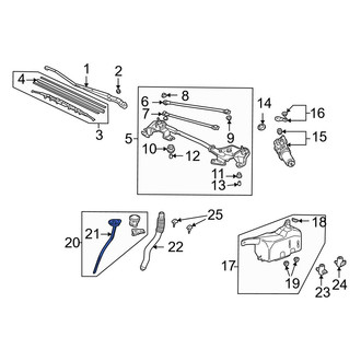 Acura OE - Wiper Arm Cap