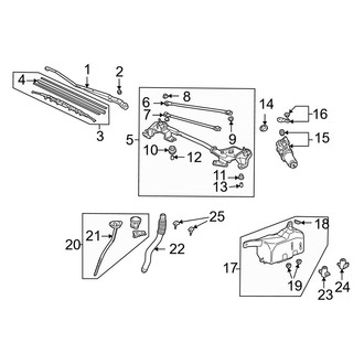 Acura OE - Windshield - Wiper & Washer Components