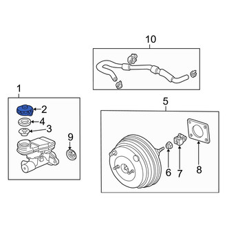 Acura OE - Brake Master Cylinder Reservoir Cap