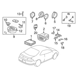 Acura OE - Instrument Panel - Sound System