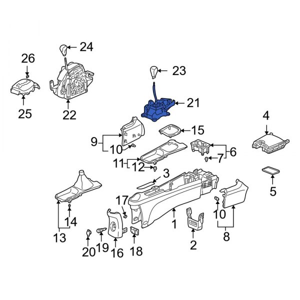 Manual Transmission Shift Lever