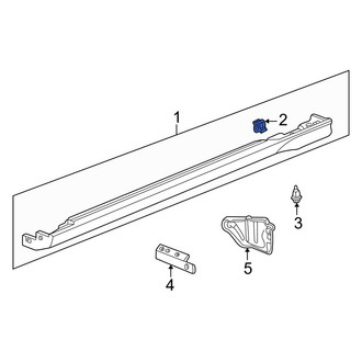 Acura OE - Rocker Panel Molding Clip