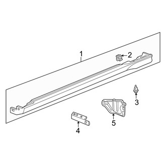 Acura OE - Pillars, Rocker & Floor - Exterior Trim