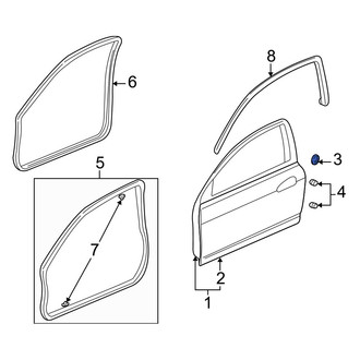 Acura OE - Rear Door Plug