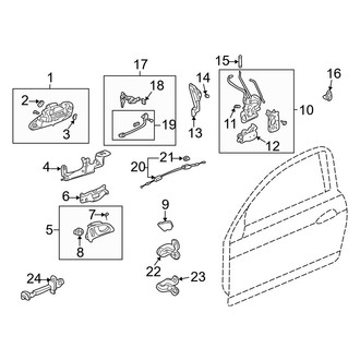 Acura OE - Door - Lock & Hardware