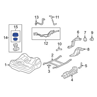 Acura OE - Fuel Tank Lock Ring