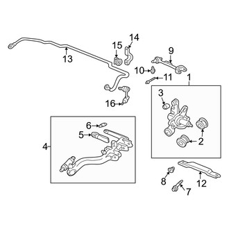 Acura OE - Rear Suspension - Suspension Components