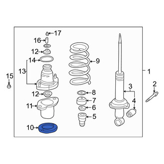 Acura OE - Rear Coil Spring Insulator