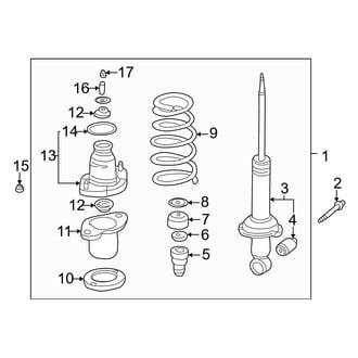 Acura OE - Rear Suspension - Struts & Components