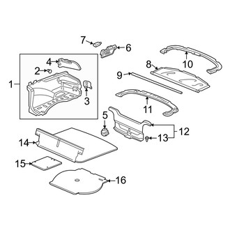 Acura OE - Rear Body & Floor - Interior Trim
