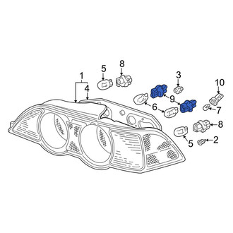 Acura OE - Outer Tail Light Socket