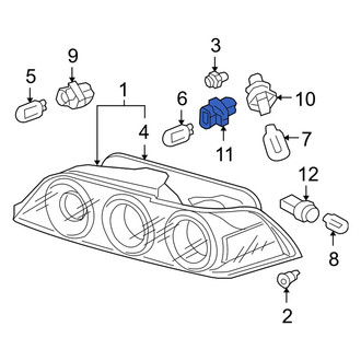 Acura OE - Inner Tail Light Socket