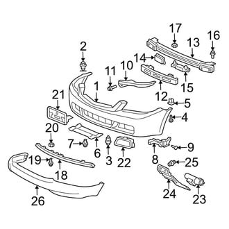 Acura OE - Front Bumper