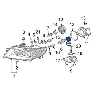 Acura OE - Front High Intensity Discharge (HID) Headlight Igniter
