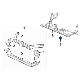 Acura OE - Radiator Support Splash Shield Clip