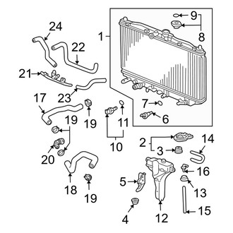 Acura OE - Cooling - Radiator & Components