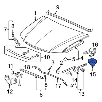 Acura OE - Front Hood Release Handle