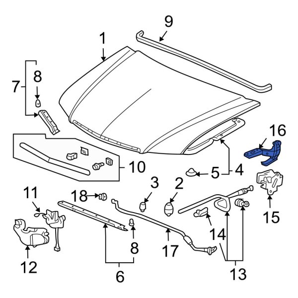 Hood Hinge