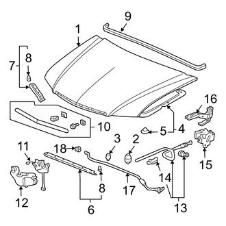 Acura OE - Hood & Components