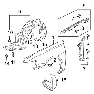 Acura OE - Fender & Components
