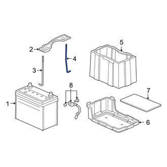 Acura OE - Front Battery Hold Down Stud