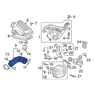 Acura OE - Engine Air Intake Hose