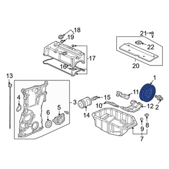 Acura OE - Engine Crankshaft Pulley