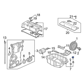 Acura OE - Engine Oil Drain Plug