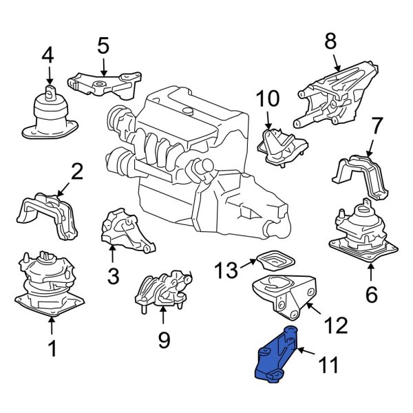 Manual Transmission Mount Bracket