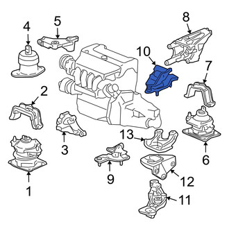 Acura OE - Rear Automatic Transmission Mount