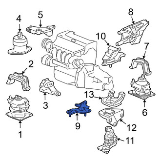 Acura OE - Front Automatic Transmission Mount
