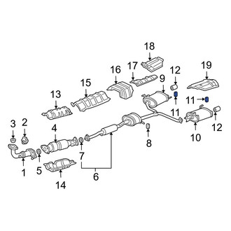 Acura OE - Exhaust System Hanger