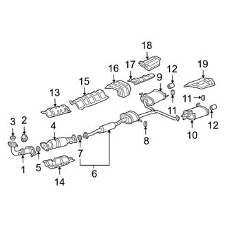 Acura OE - Exhaust System - Exhaust Components