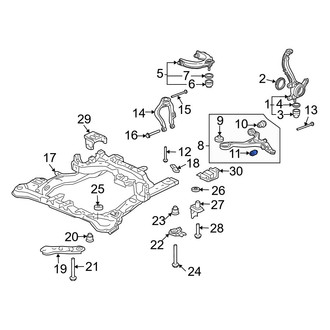 Acura OE - Front Lower Rearward Suspension Control Arm Bushing