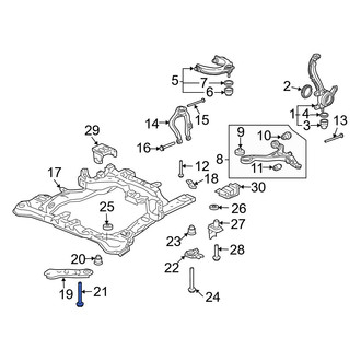 Acura OE - Suspension Crossmember Bolt