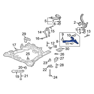 Acura OE - Front Left Lower Suspension Control Arm