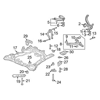 Acura OE - Front Suspension - Suspension Components