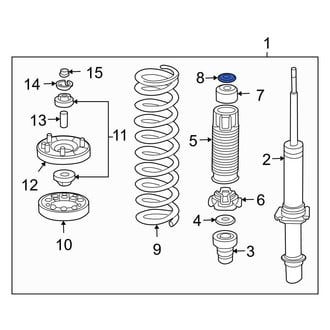 Acura OE - Front Suspension Strut Mount Reinforcement