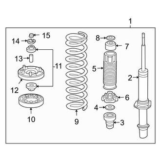 Acura OE - Front Suspension - Struts & Components
